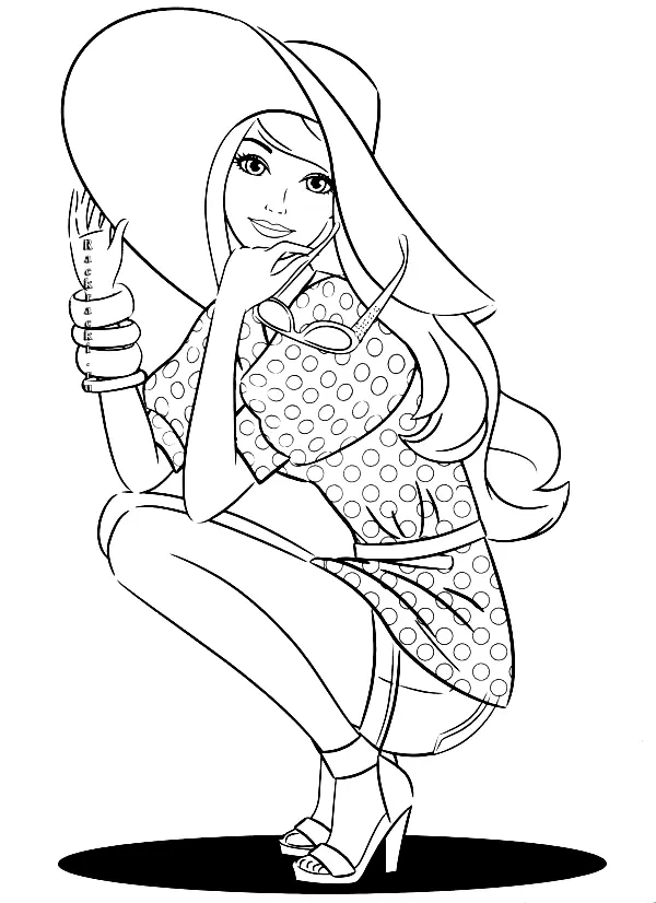 Barbie Ausmalbilder 3