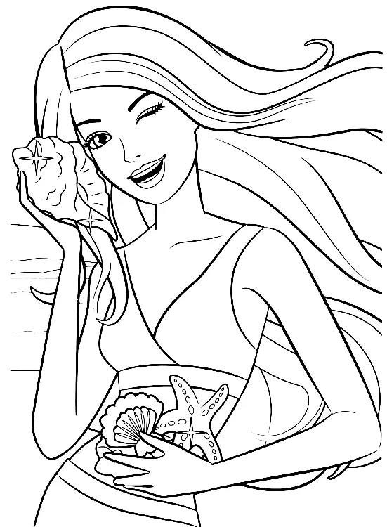 Barbie Ausmalbilder 48