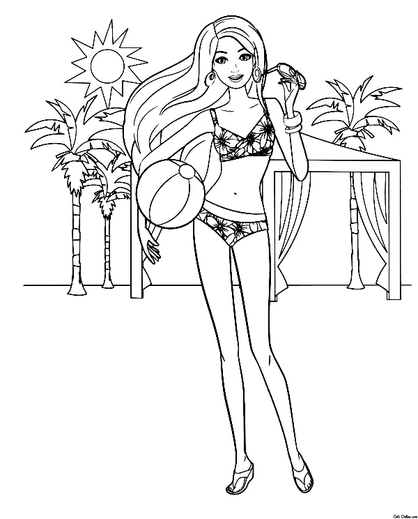 Barbie Coloring Pages 51