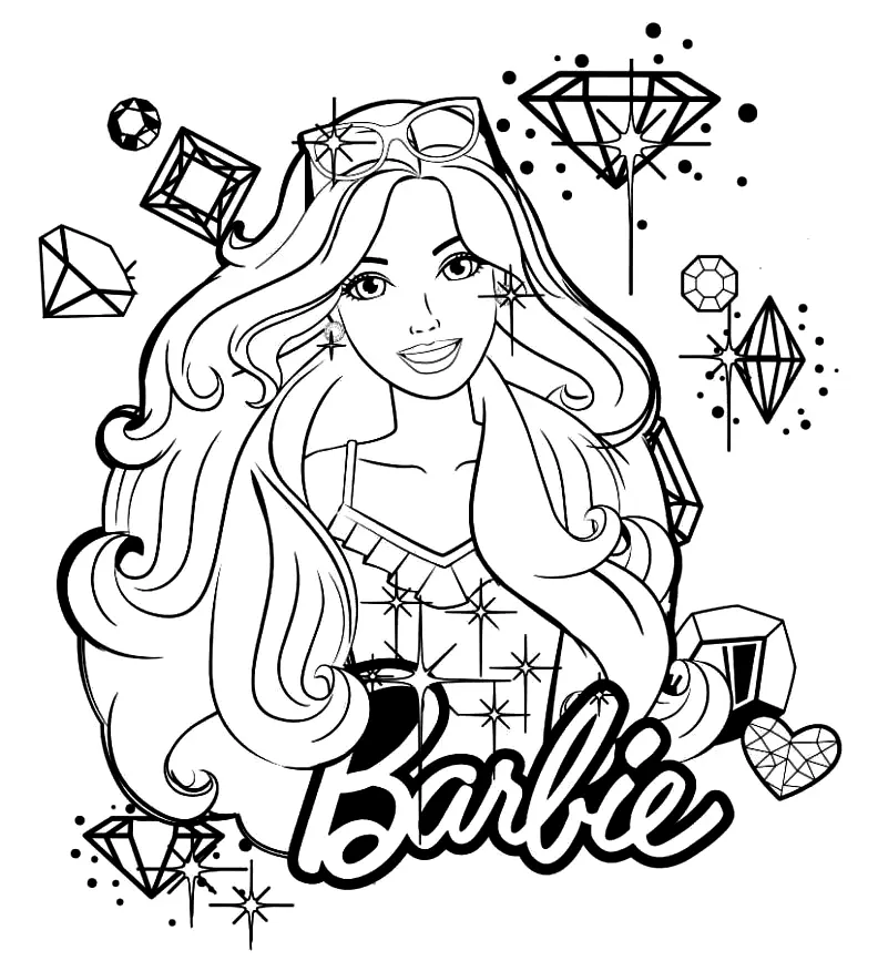Barbie Ausmalbilder 6