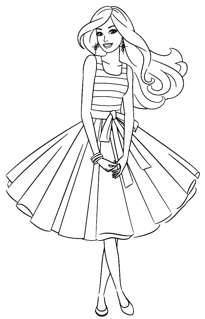Barbie Ausmalbilder 7