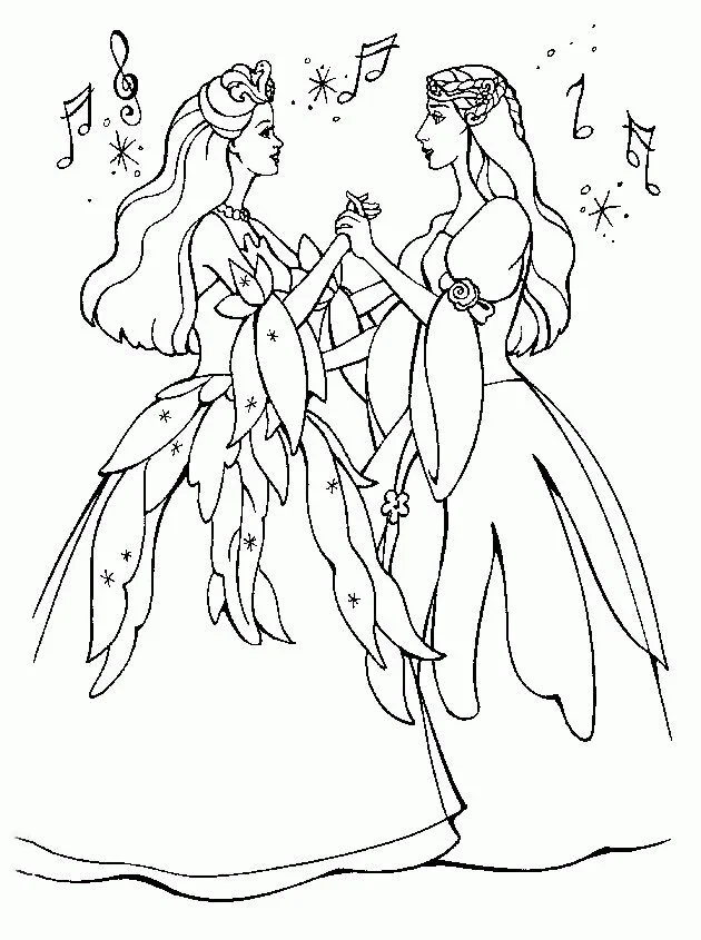 Barbie Horse Coloring Pages 22