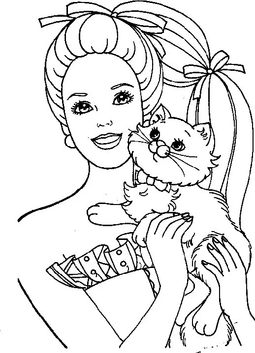 Barbie Horse Coloring Pages 28