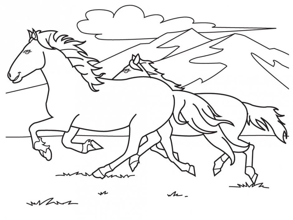 Barbie Horse Coloring Pages 50