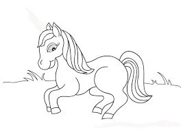 Barbie Horse Coloring Pages 54