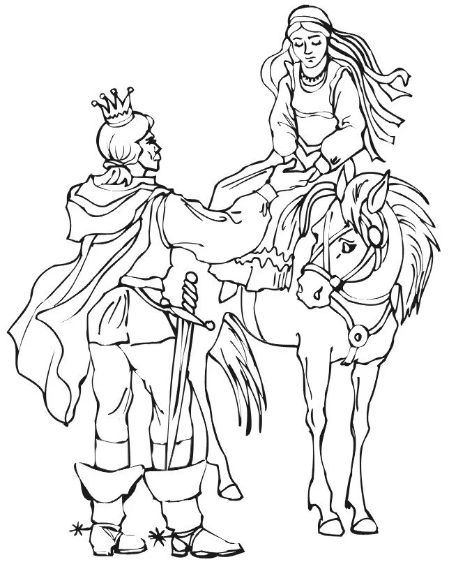 Barbie Horse Coloring Pages 57