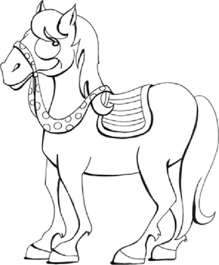 Barbie Horse Coloring Pages 60