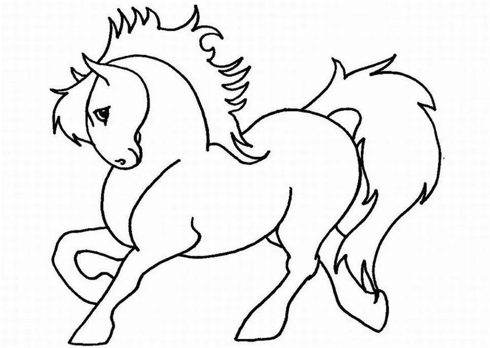Barbie Horse Coloring Pages 65