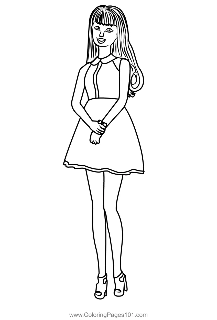 Barbie Vida Na Casa Dos Sonhos Para Colorir 10