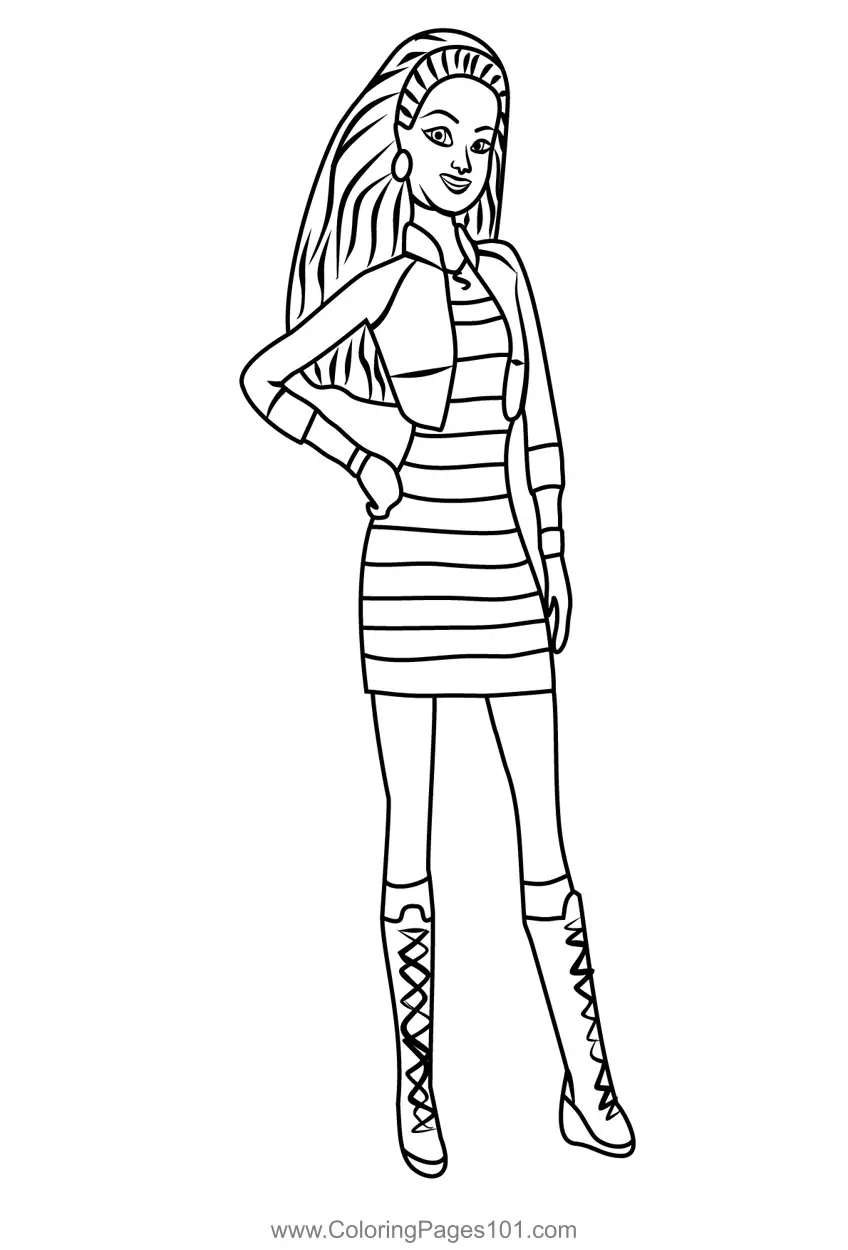 Barbie Vida Na Casa Dos Sonhos Para Colorir 4
