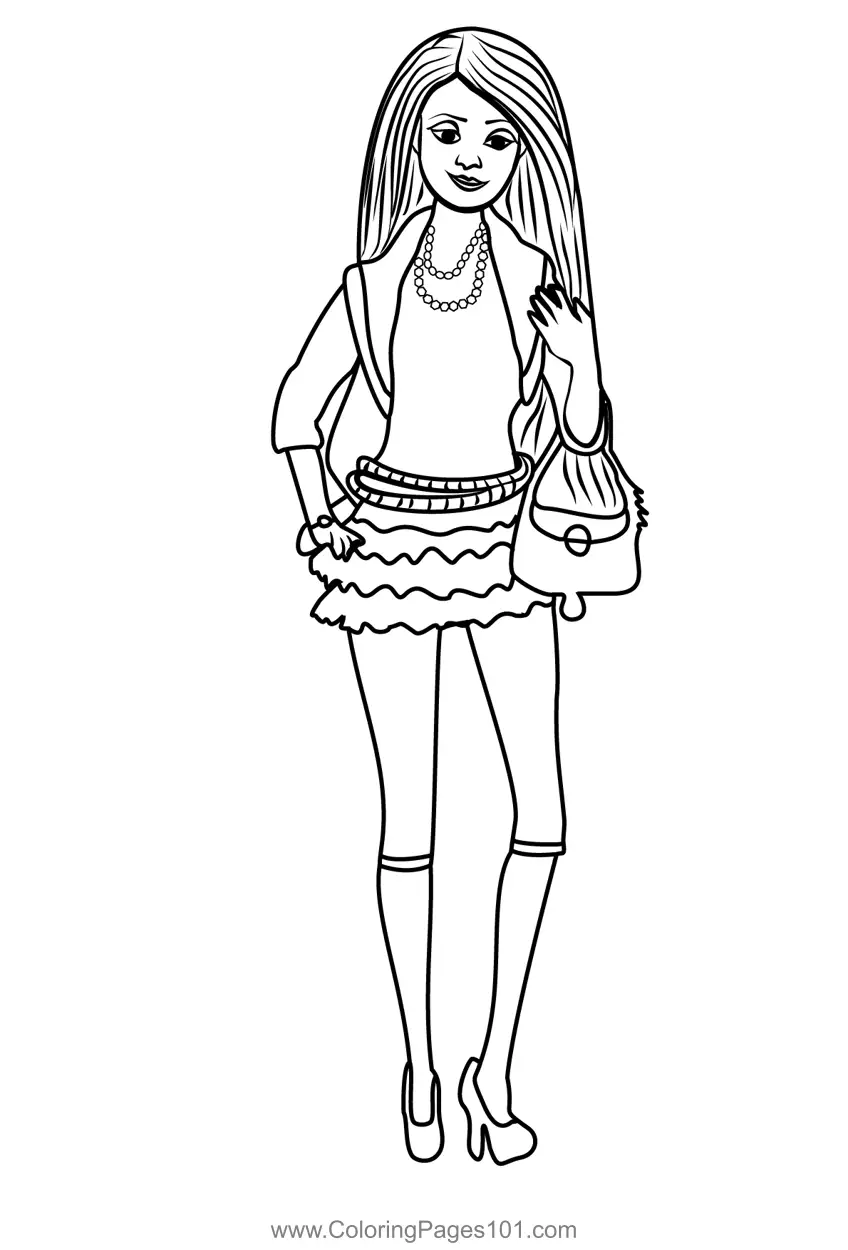 Barbie Vida Na Casa Dos Sonhos Para Colorir 8