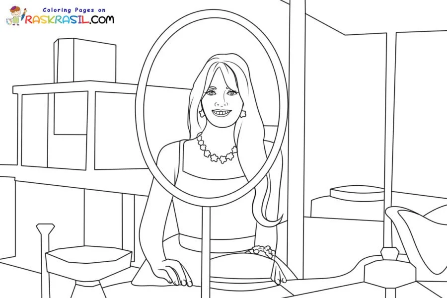 Barbie Movie Coloring Pages 14