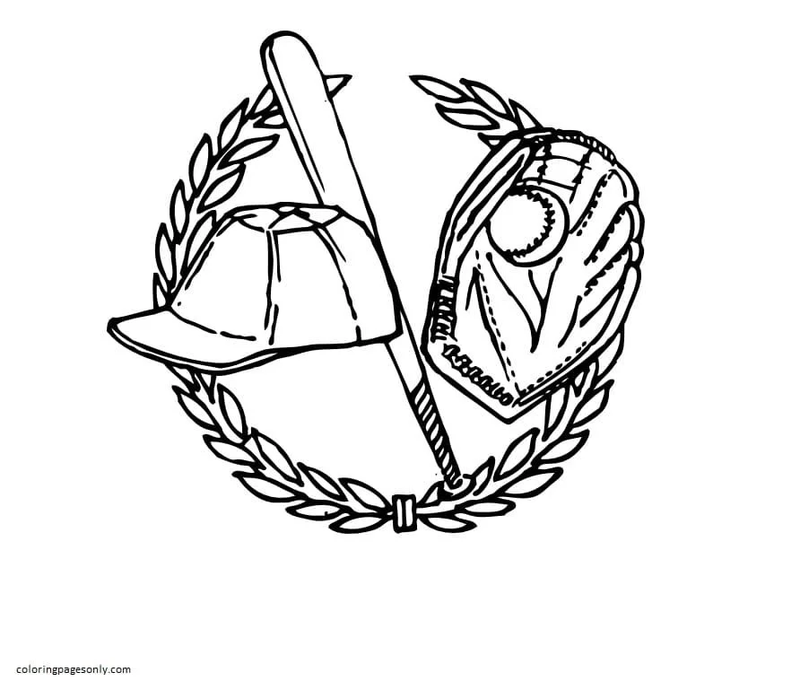 Beisbol Para Colorear 12