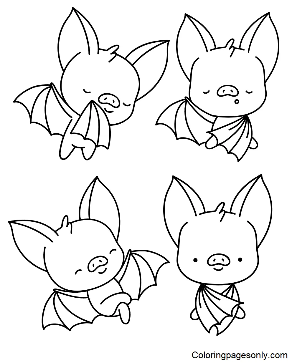 Fledermaus Ausmalbilder 16