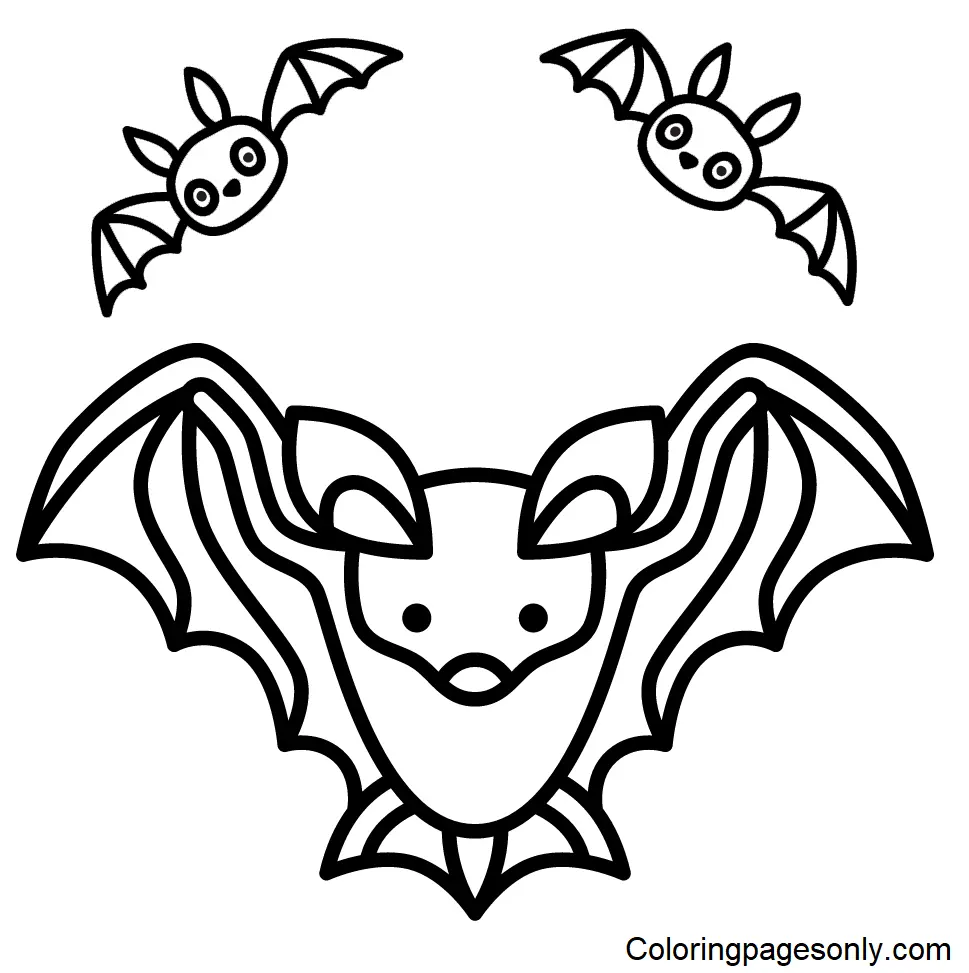 Fledermaus Ausmalbilder 17