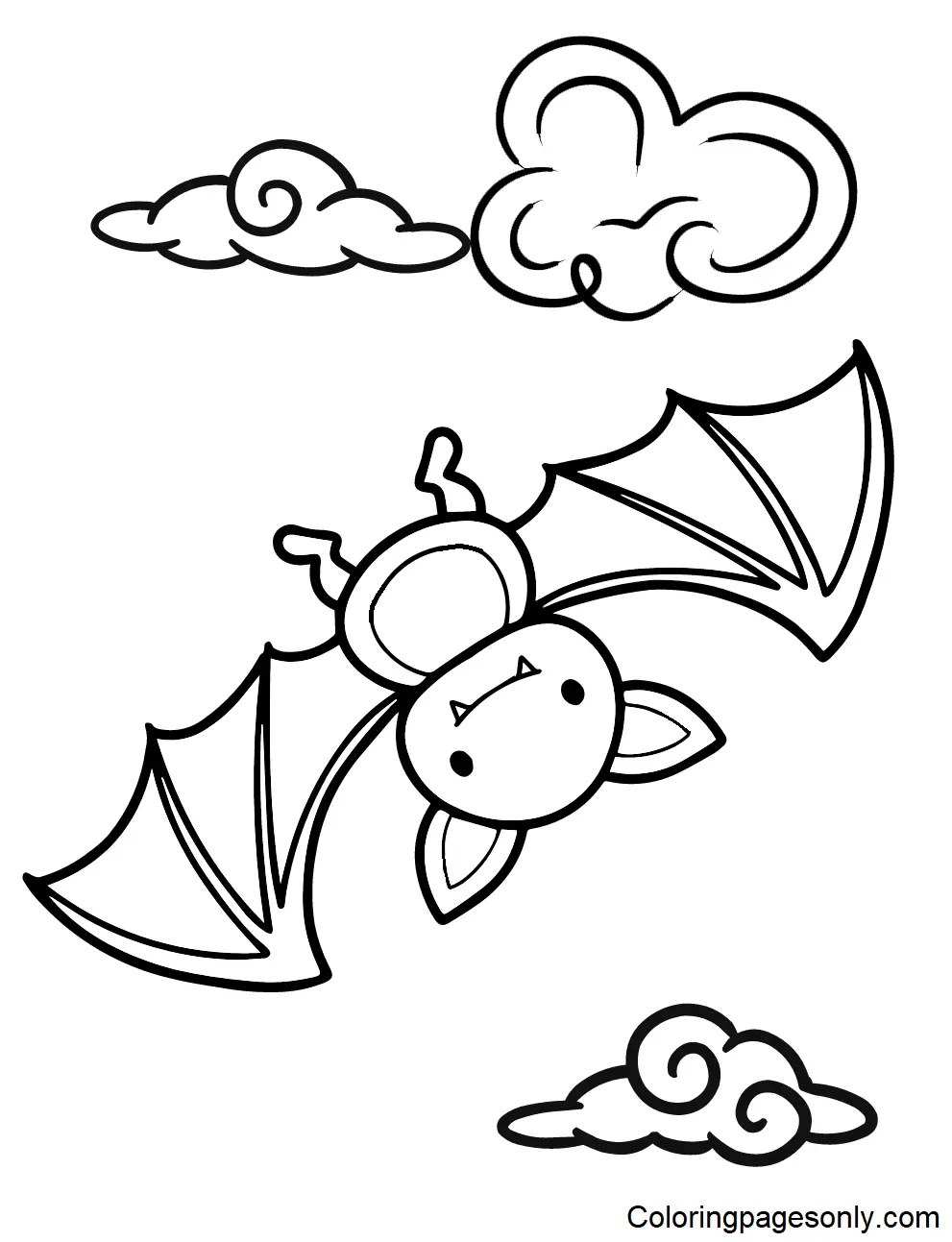 Fledermaus Ausmalbilder 3