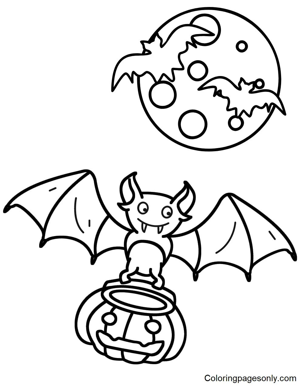 Murcielagos Para Colorear
