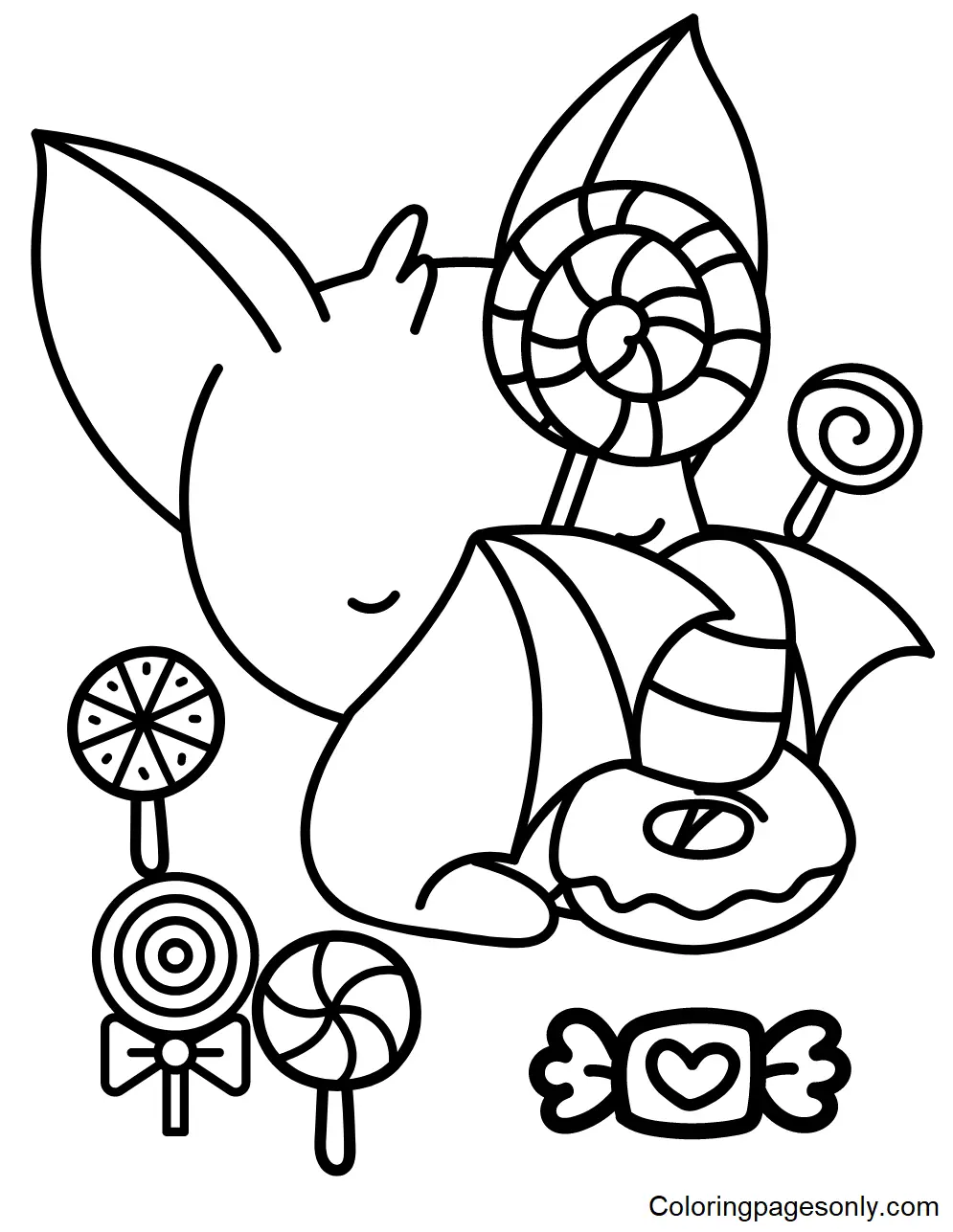 Fledermaus Ausmalbilder 7