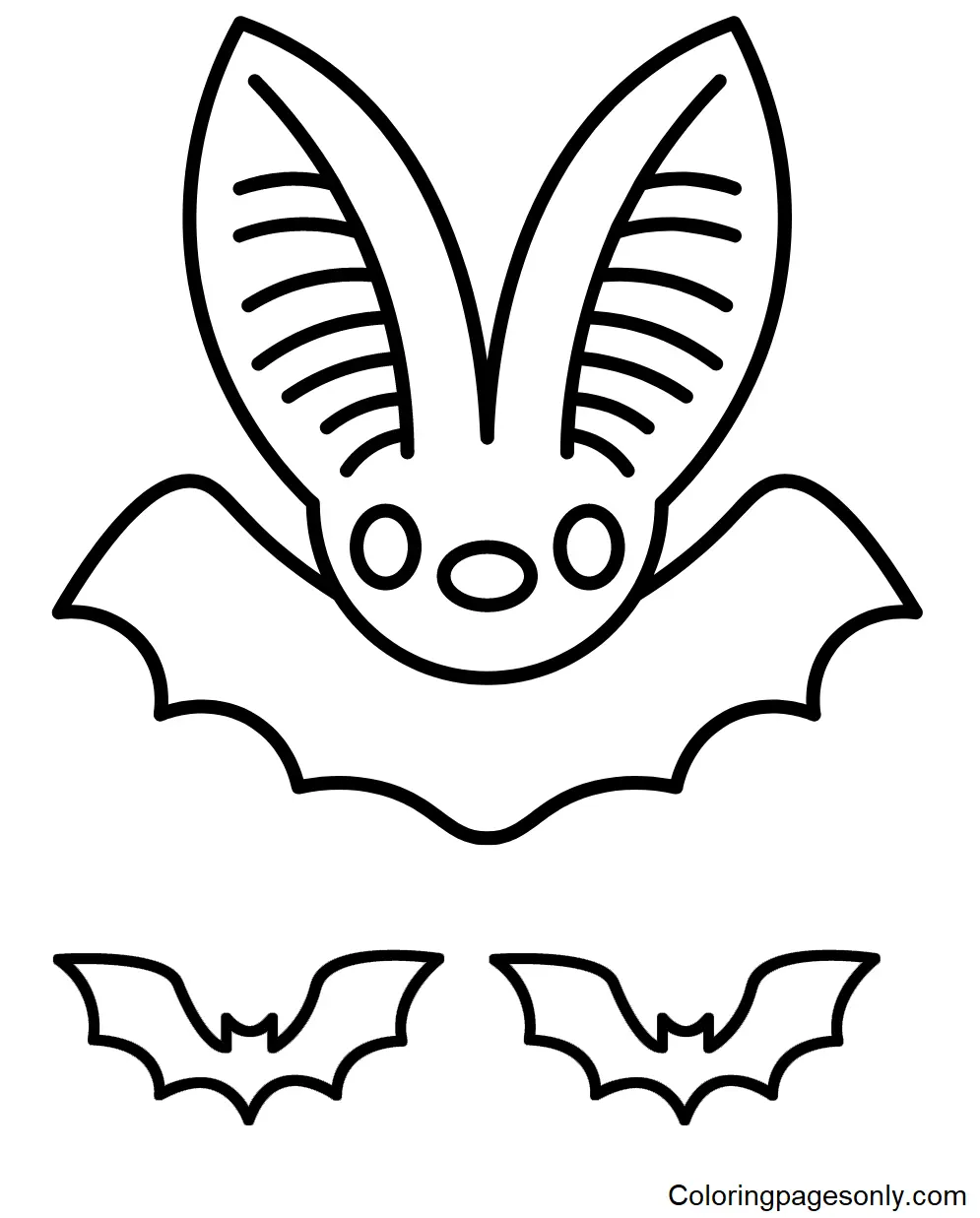 Fledermaus Ausmalbilder 9
