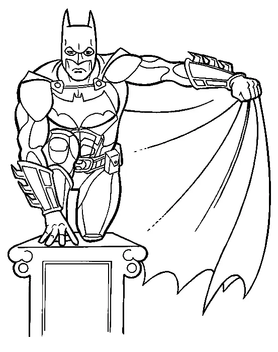 Batman Para Colorear 11