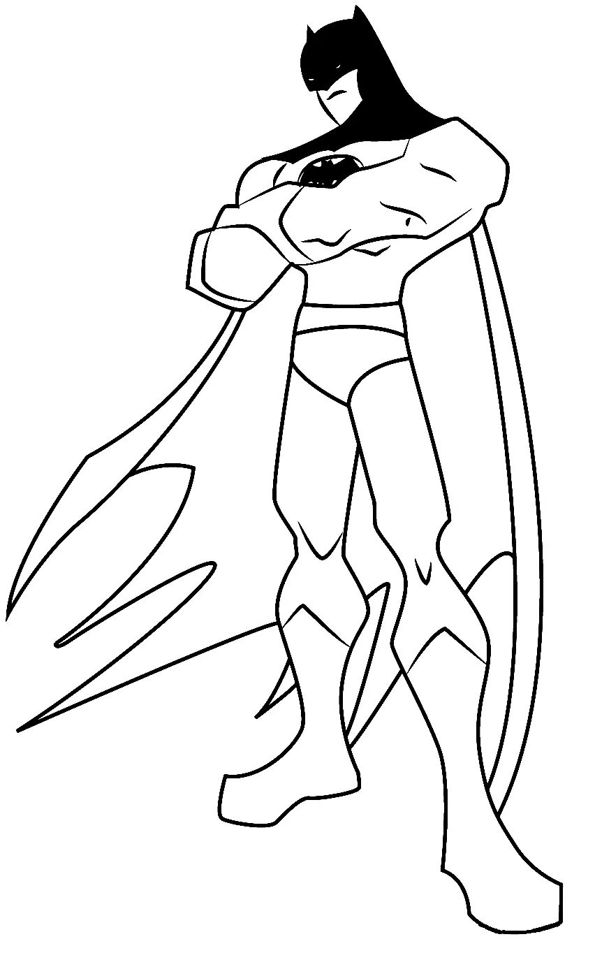 Batman Para Colorear 13