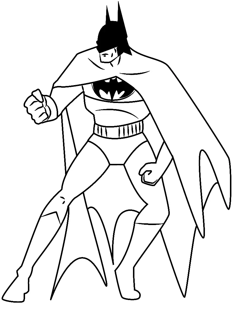 Batman Para Colorear 15