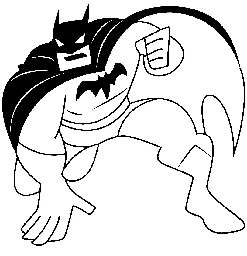 Batman Para Colorear 32