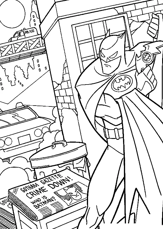 Batman Para Colorear 33