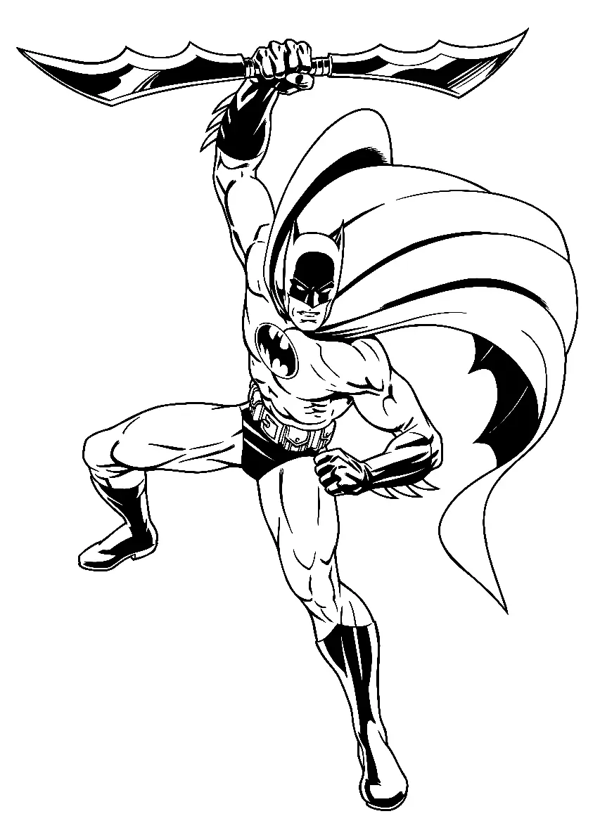 Batman Para Colorear 47
