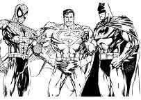 Desenhos de Batman Para Colorir 79