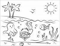Beach Ball Coloring Pages 95