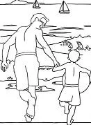 Beach Coloring Pages 17