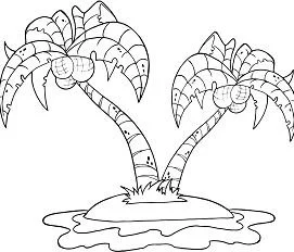 Beach Coloring Pages 20