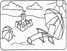 Beach Coloring Pages 24
