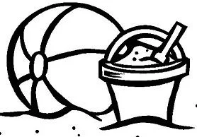 Playa Para Colorear 25