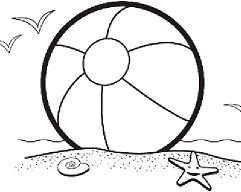 Beach Coloring Pages 8