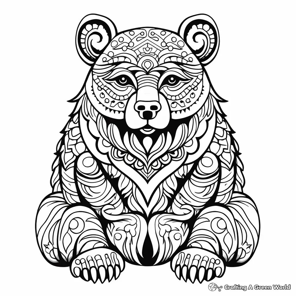 Ursos para Colorear 38