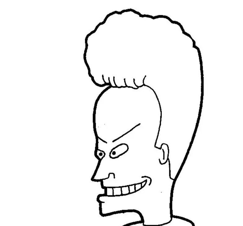 Beavis and Butt Head Do the Universe Coloring Pages