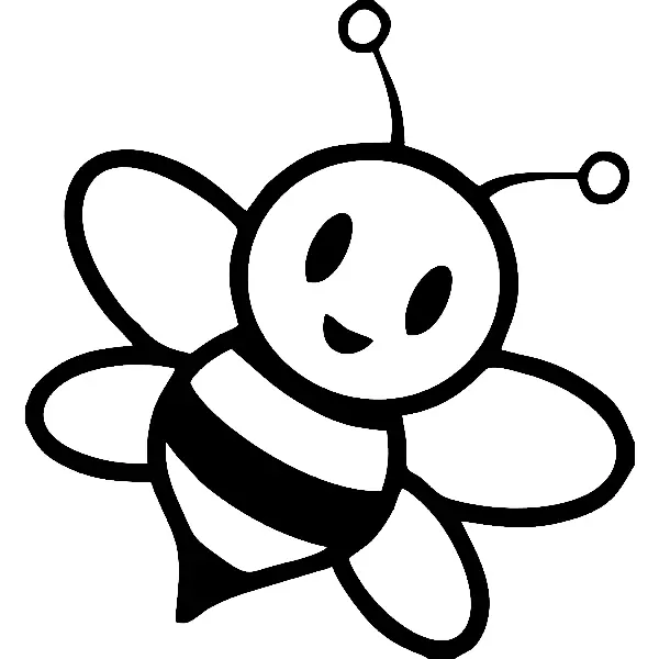 Desenhos de Abelhas Para Colorir 4