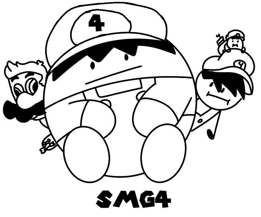 Beeg SMG4 Ausmalbilder 4