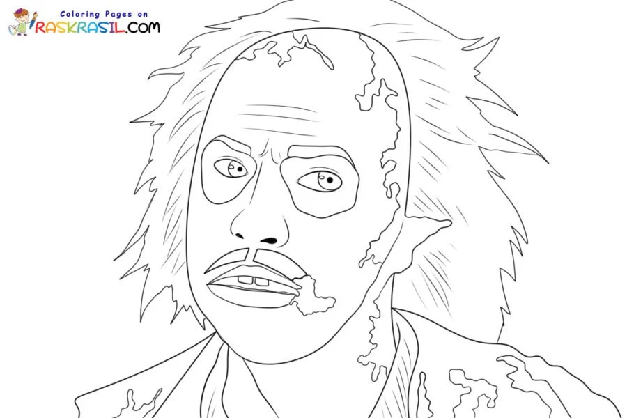 Desenhos de Beetlejuice 2 Para Colorir 7