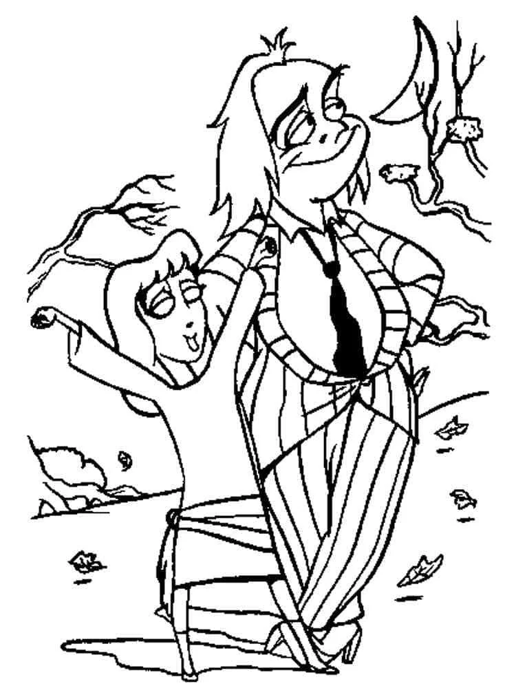 Beetlejuice Ausmalbilder