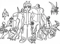 Ben 10 Para Colorear 2