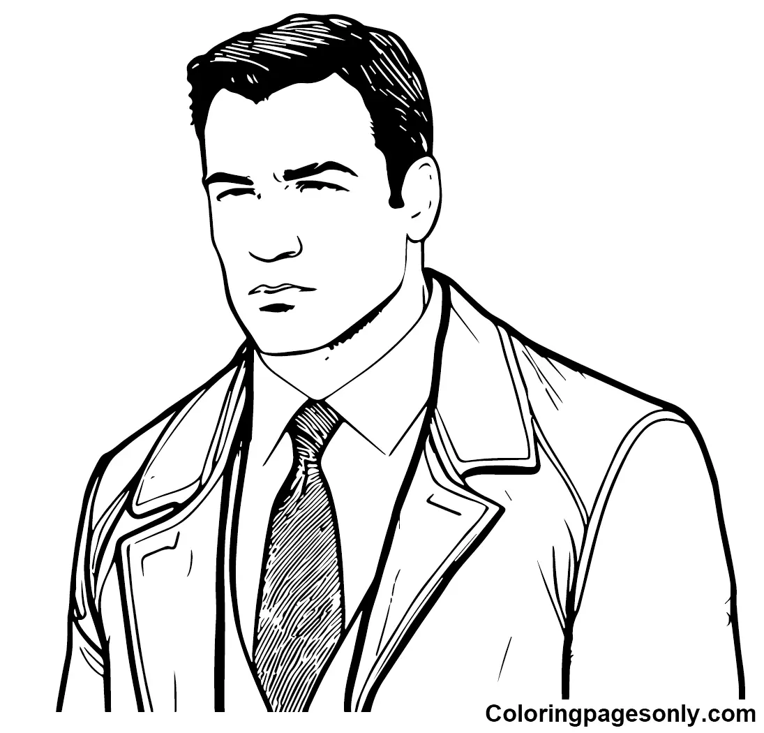 Ben Affleck Coloring Pages 16