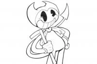 Bendy Coloring Pages