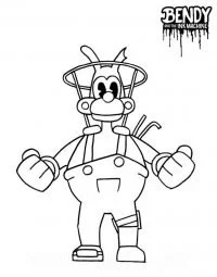 Bendy Coloring Pages 13