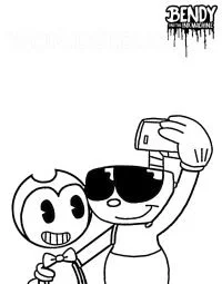 Bendy Coloring Pages 16