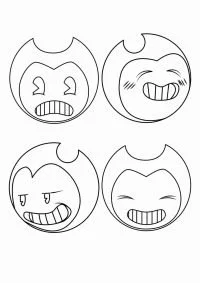 Bendy Coloring Pages 24