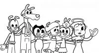 Bendy Coloring Pages 3
