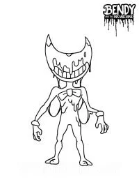 Bendy Coloring Pages 4